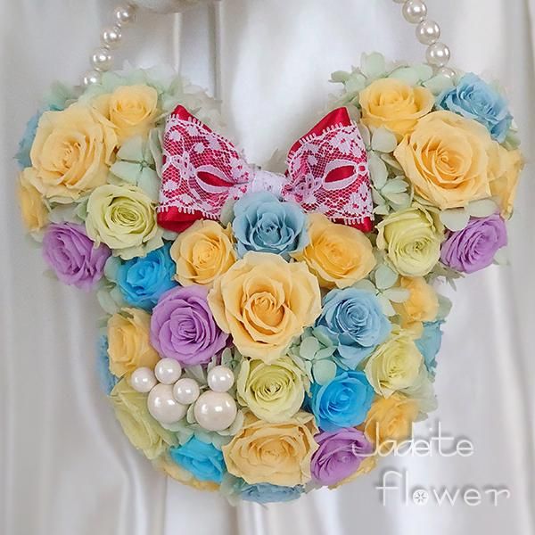 ミッキー＆ミニー型ブーケギャラリー - プリザーブドフラワー専門店