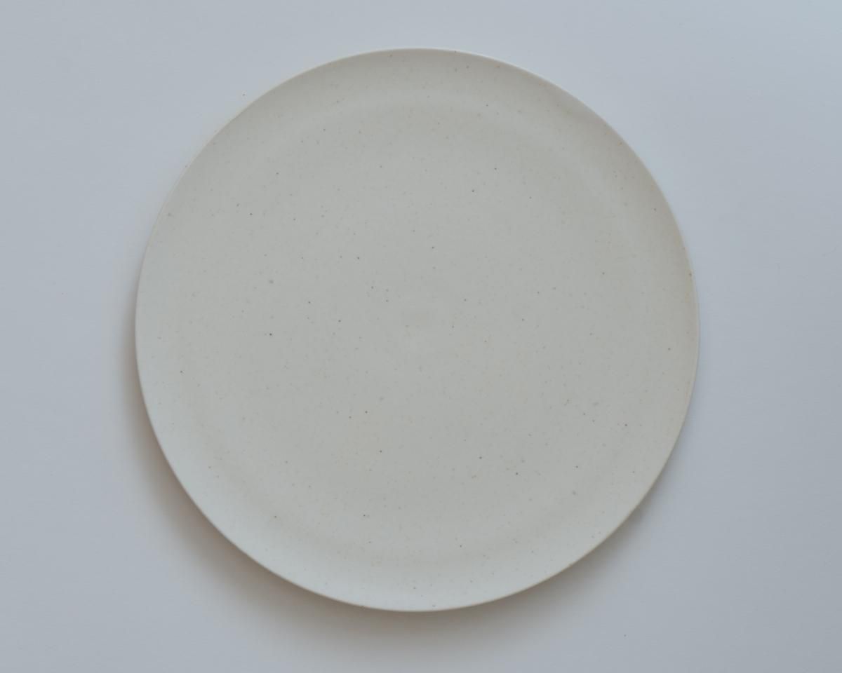 プレート丸皿 8寸 白(マット) - mysig