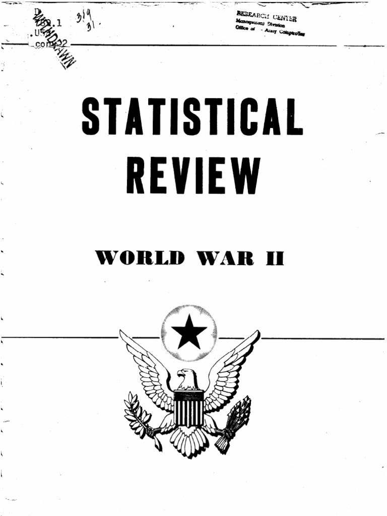 Statistical Review, World War II | PDF | History