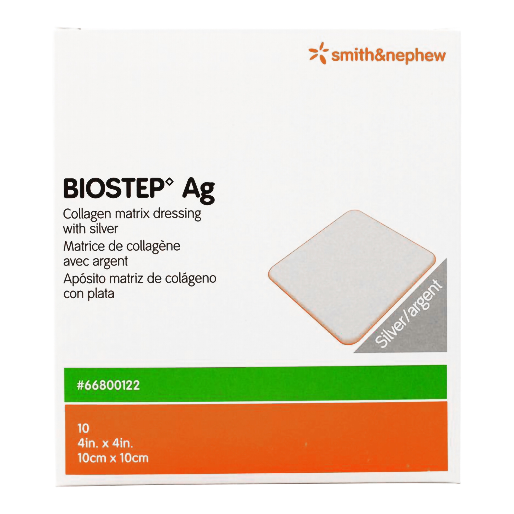 Silver Collagen Dressing Biostep™ Ag 4 X 4 Inch - McKesson