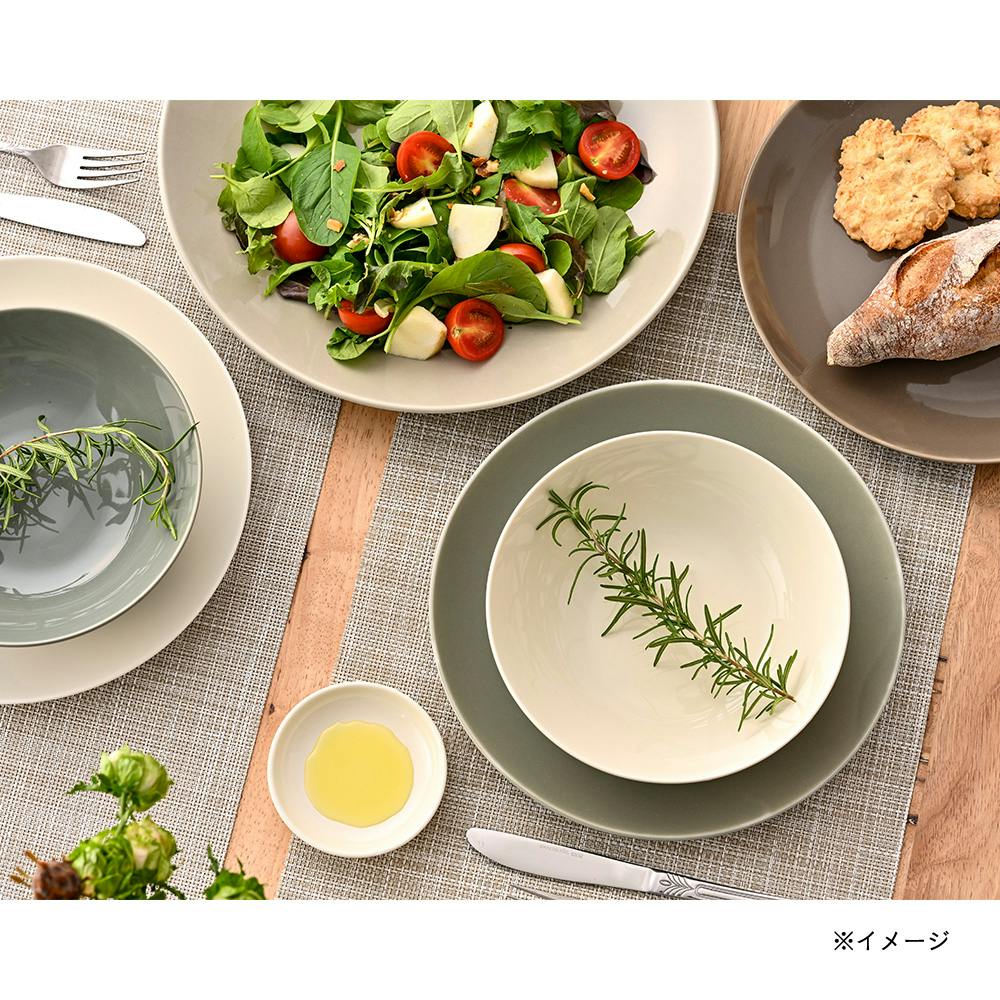 軽スタ軽量磁器食器 30cm大大皿 ワームグレー | 食器・グラス