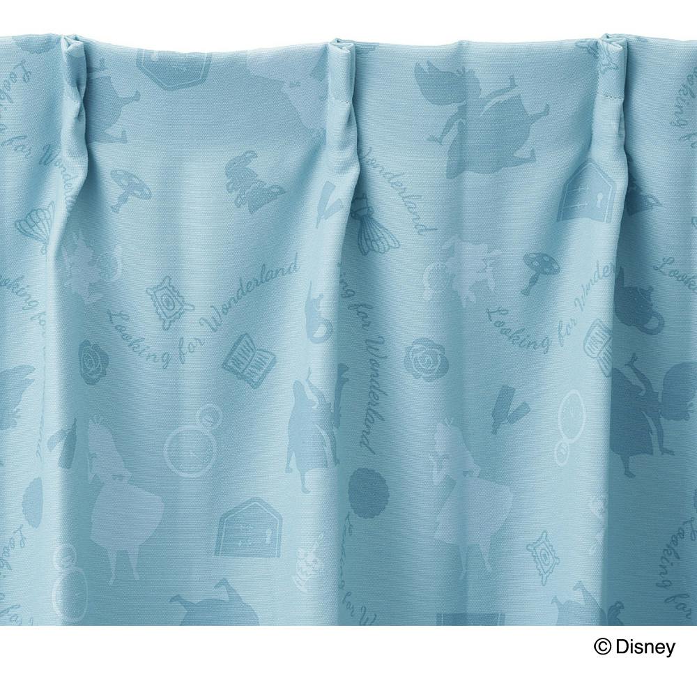 ディズニー カーテン 不思議の国のアリス 100×230cm 2枚組 洗濯OK 形状