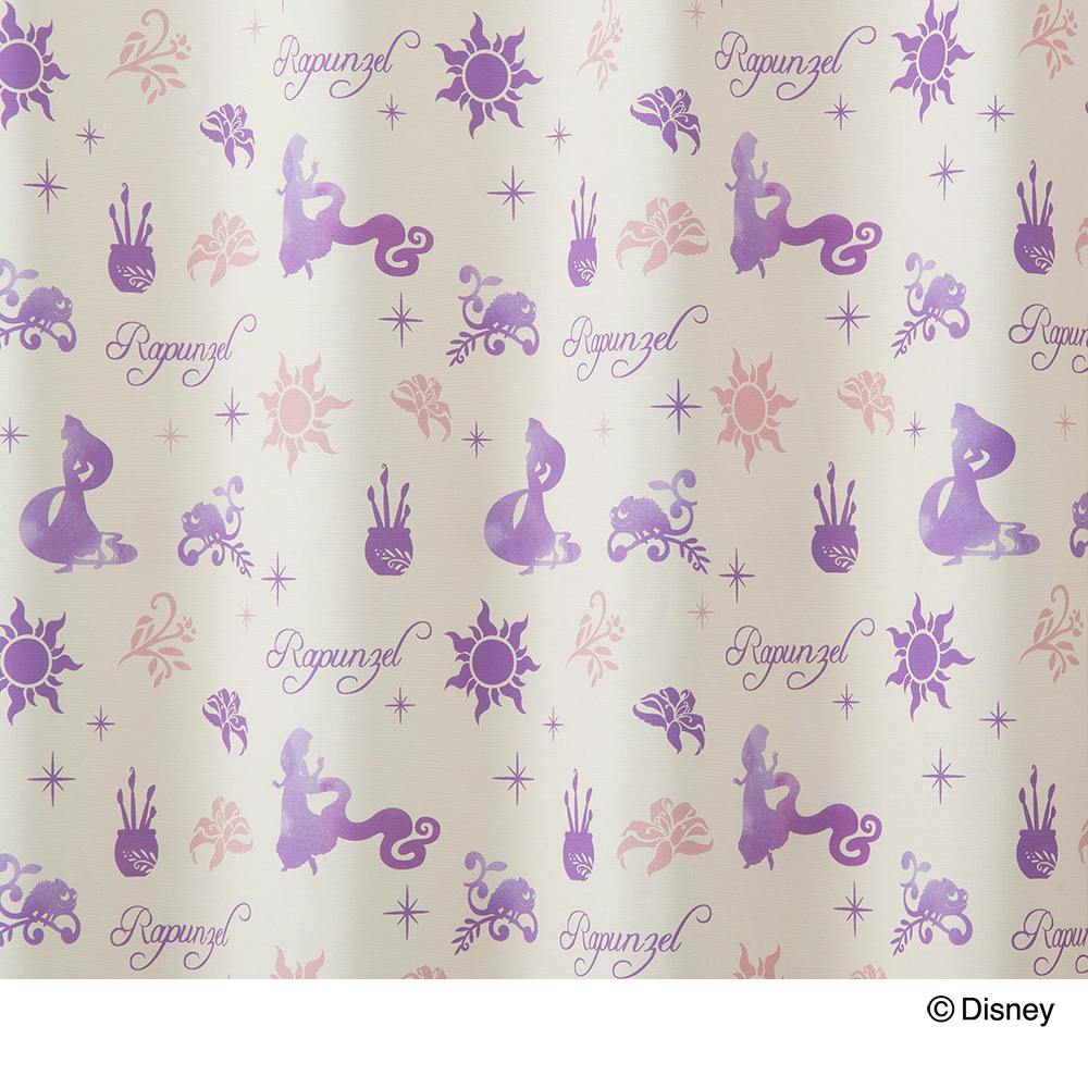 ディズニー 4枚組セットカーテン ラプンツェル 100×200cm 遮光(販売