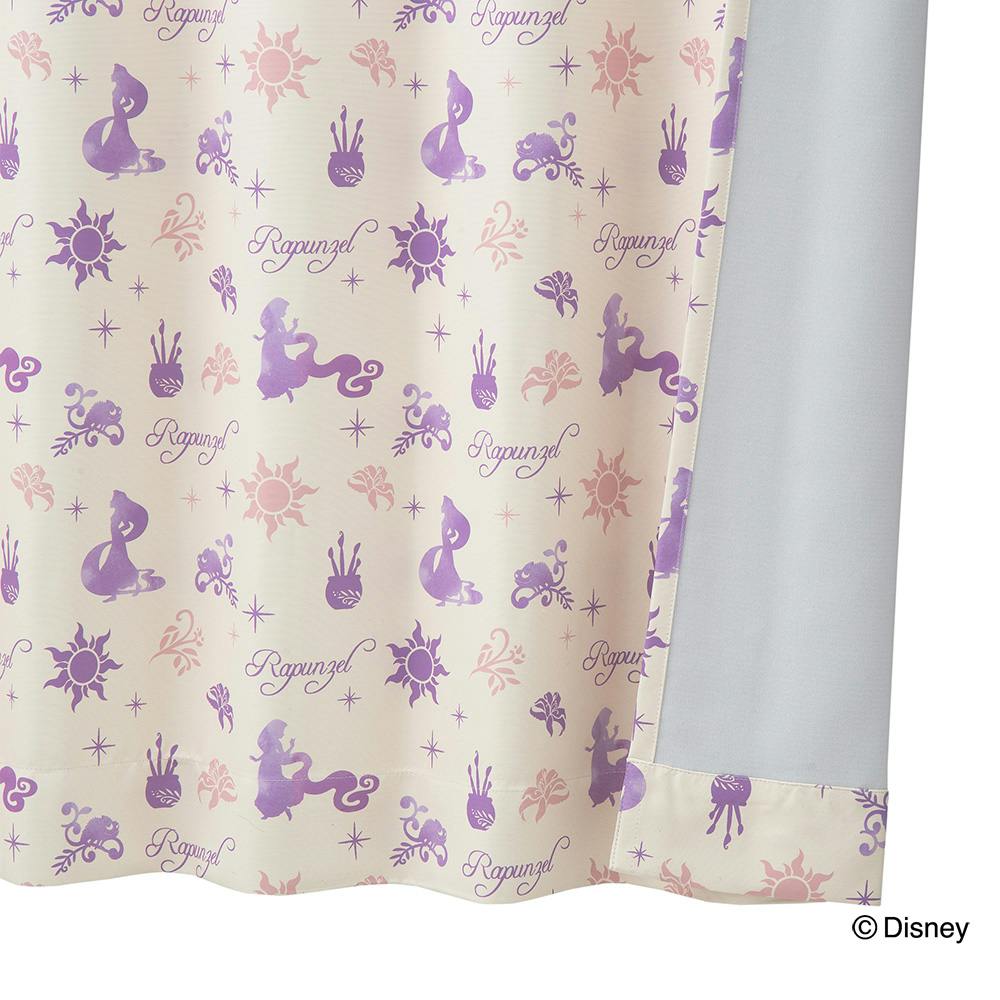 ディズニー 4枚組セットカーテン ラプンツェル 100×200cm 遮光(販売