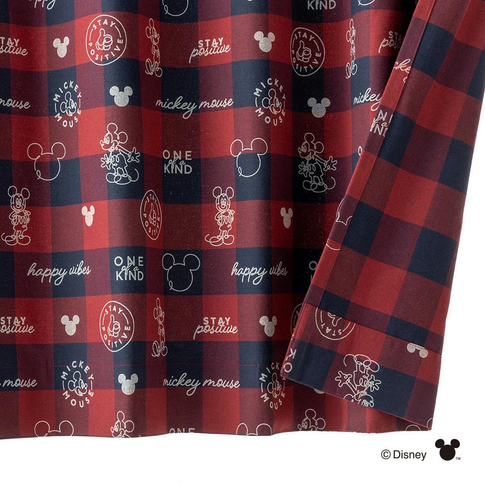 遮光4枚組カーテン ミッキーマウス 100×200cm | カーテン・カーテン