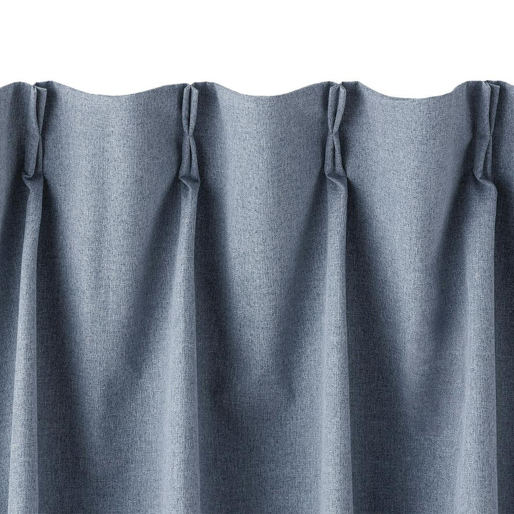 遮光4枚セットカーテン ブルー 幅150cm 丈210cm | カーテン・カーテン
