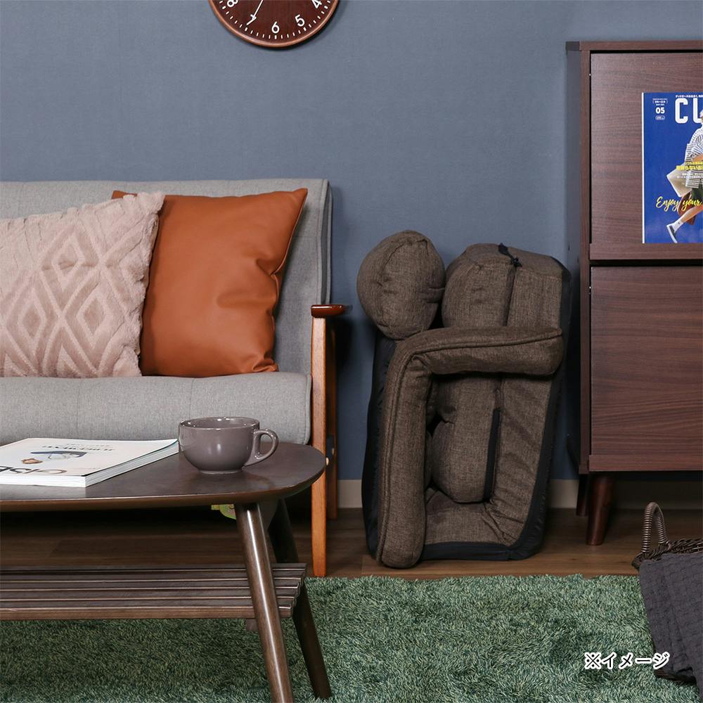 4WAY座椅子 0212 ダークブラウン【別送品】 | 座椅子・座椅子カバー