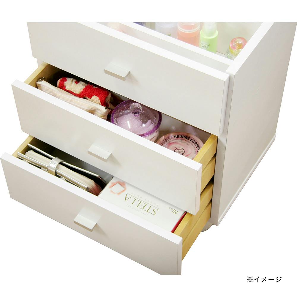 フィーゴ ドレッサー(WH) FW-4553DR【別送品】 | リビング収納 通販