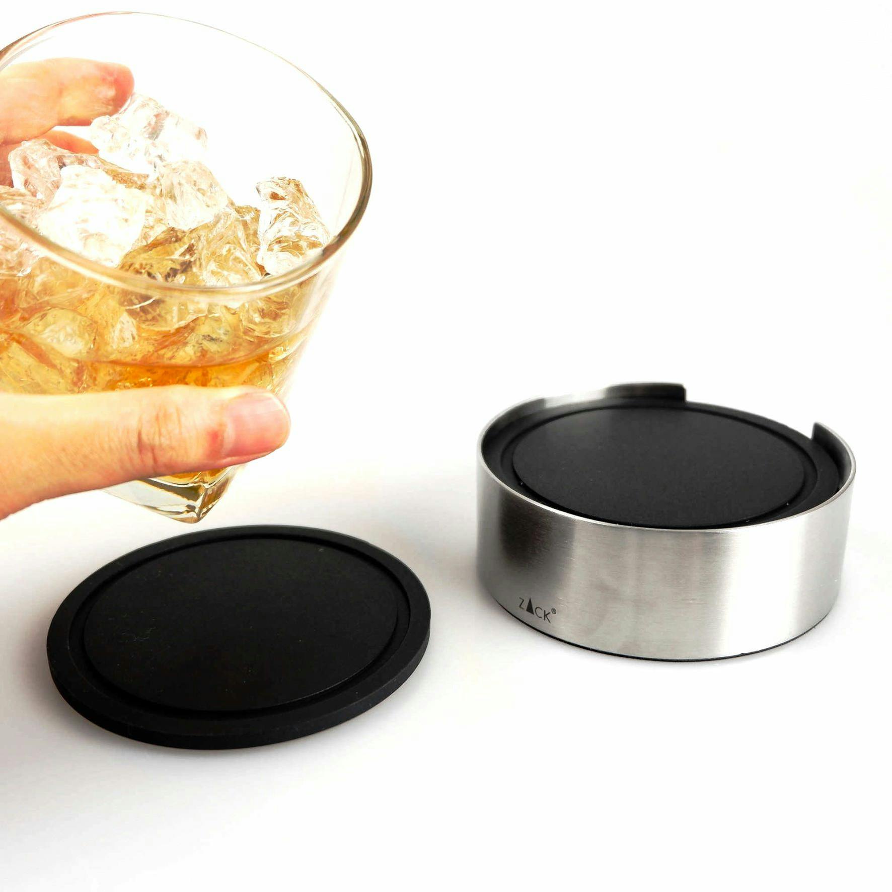 コースターとホルダー(6枚セット)｜ZACK 20384 VETRO コースター 6枚