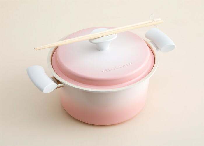 ビタクラフト ライト 両手鍋 24cm セラミックコーティング IH対応