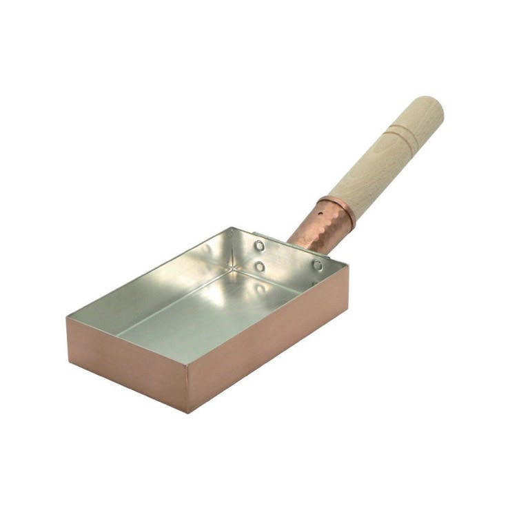 工房アイザワ 純銅玉子焼 関西型 9cm 直火専用 70079【銅 玉子焼き