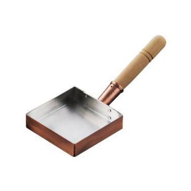 工房アイザワ 純銅玉子焼 関東型 12cm 直火専用 70080【銅 玉子焼き