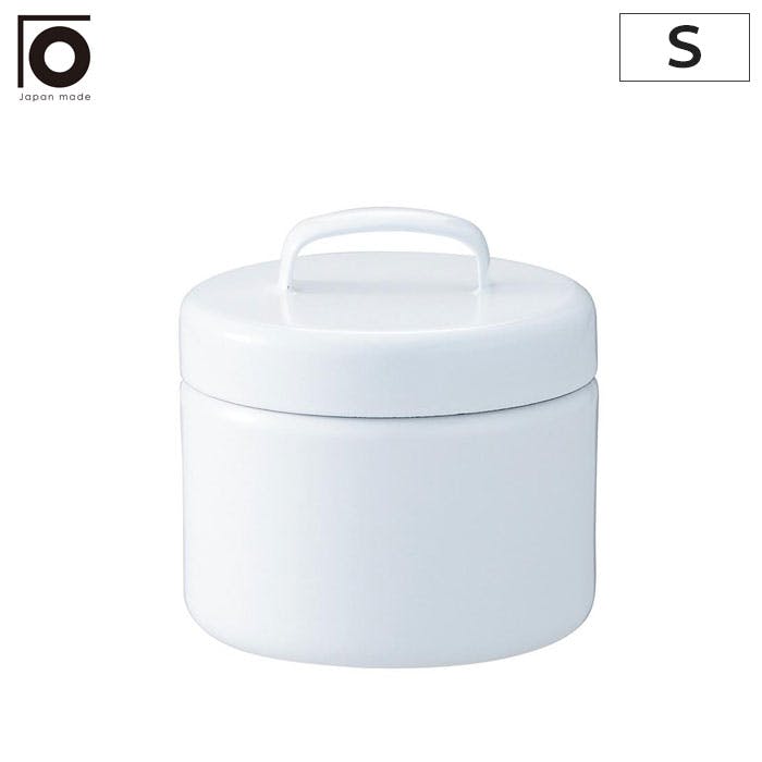 にちにち道具 レクタングルキャニスター ホワイト 野田琺瑯【保存容器