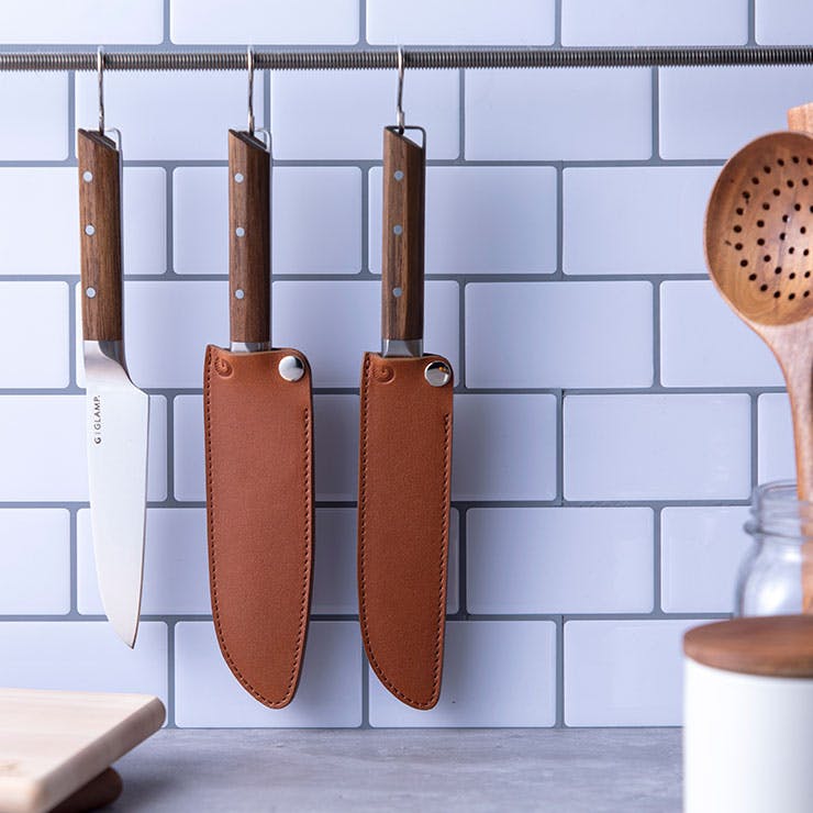 GLAMP. グランプ 牛革製ナイフカバー LIMON【包丁ケース 持ち運び