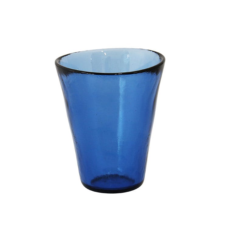 車窓ガラス タンブラー 300ml リサイクルガラス 江戸硝子 岩澤硝子 藍