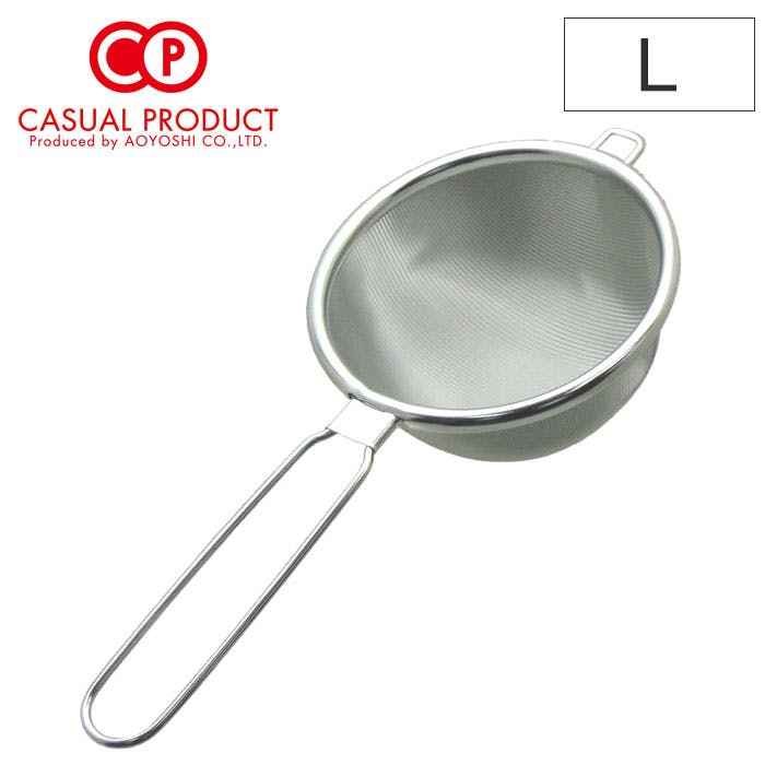CASUAL PRODUCT 18-8ステンレス ハイテックストレーナー S たたみ織り
