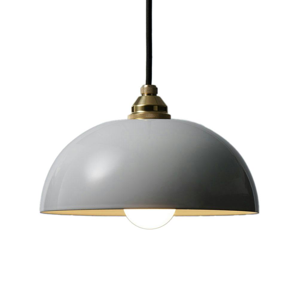 ランプシェード ホーロー 琺瑯ランプ 23cm 無地 E26 LED電球専用