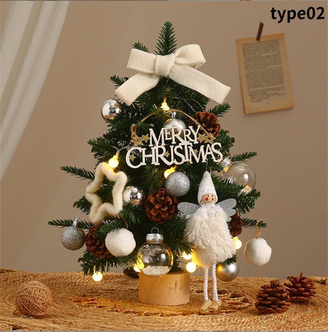 クリスマスツリー 卓上 45cm 60cm ミニツリー イルミネーション 卓上