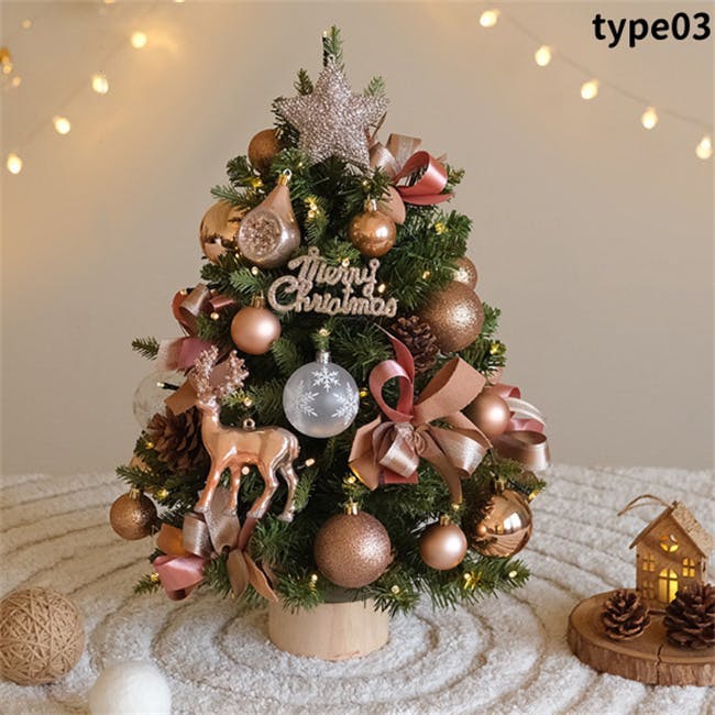 クリスマスツリー 卓上 45cm 60cm ミニツリー イルミネーション 卓上