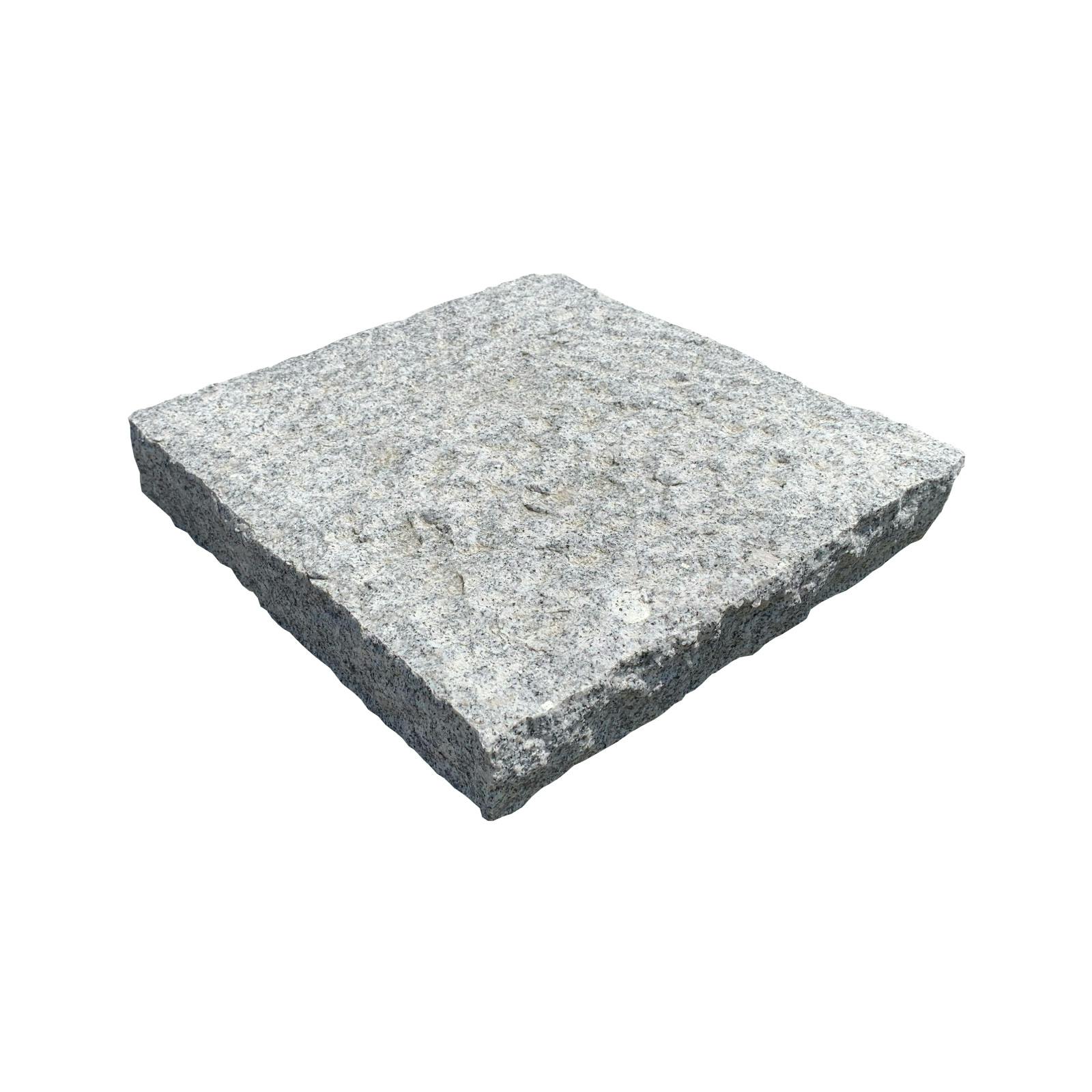 TAIKOH 敷石 白御影 30×30×5cm 天面ノミキリ 側面割肌 底面切削