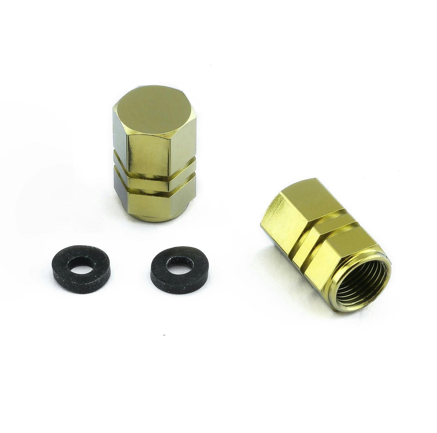 Pro-Bolt プロボルト Titanium Dust Cap Hexagon To Fit Schrader