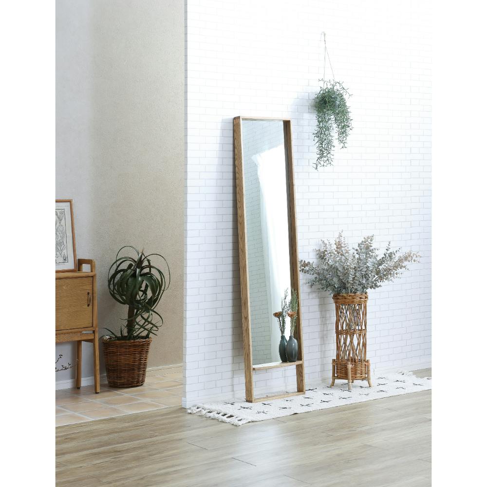 関家具 nora. スタンドミラー フレジエ オーク 姿見ミラー 423579(配送