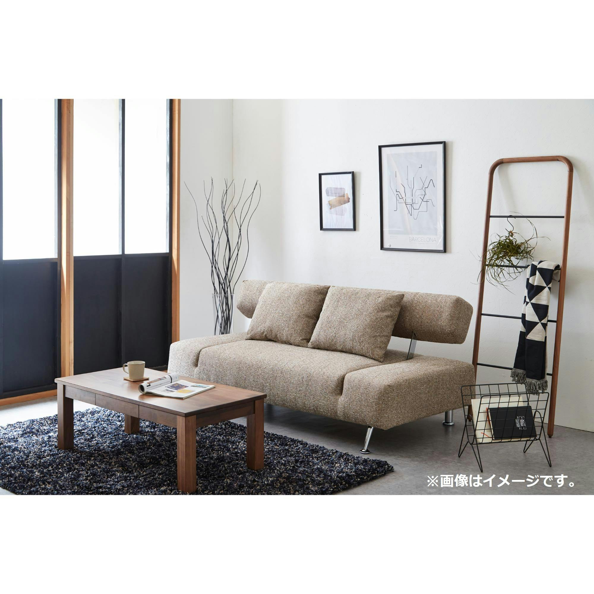 to meet センターテーブル オーズ3 ブラウン (WN) 幅105cm 木製