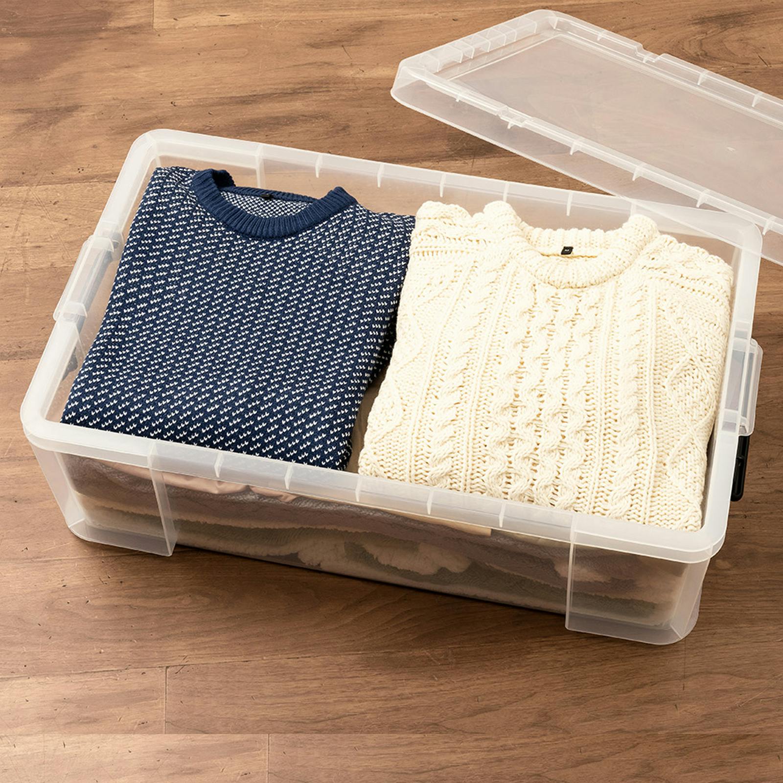 天馬 ロックス 740L クリア 多機能 耐久性 コンテナボックス