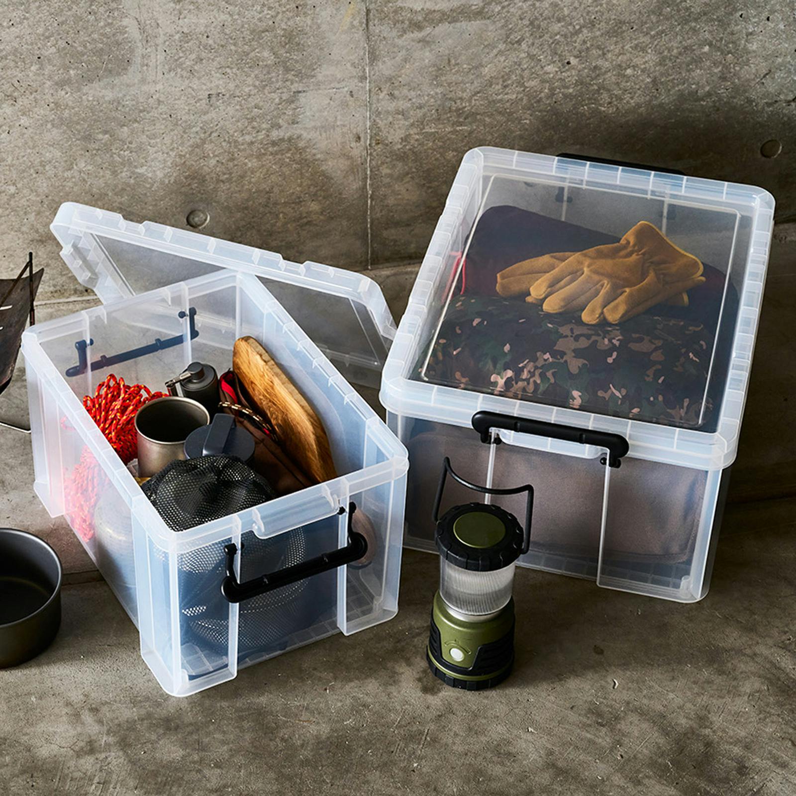 天馬 ロックス 740L クリア 多機能 耐久性 コンテナボックス