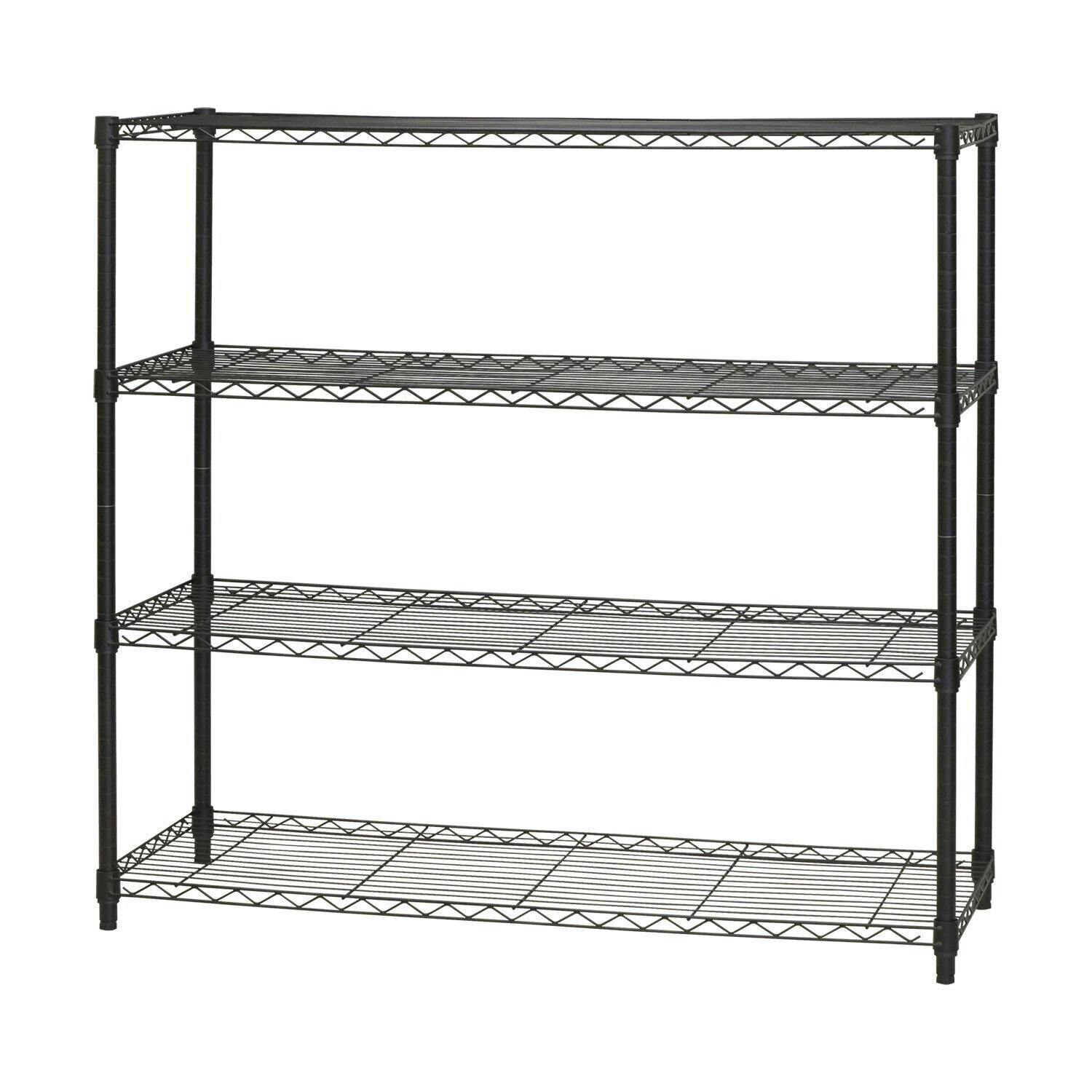 AIS エイアイエス スチールラック4段1212 メタルラック ワイヤーラック