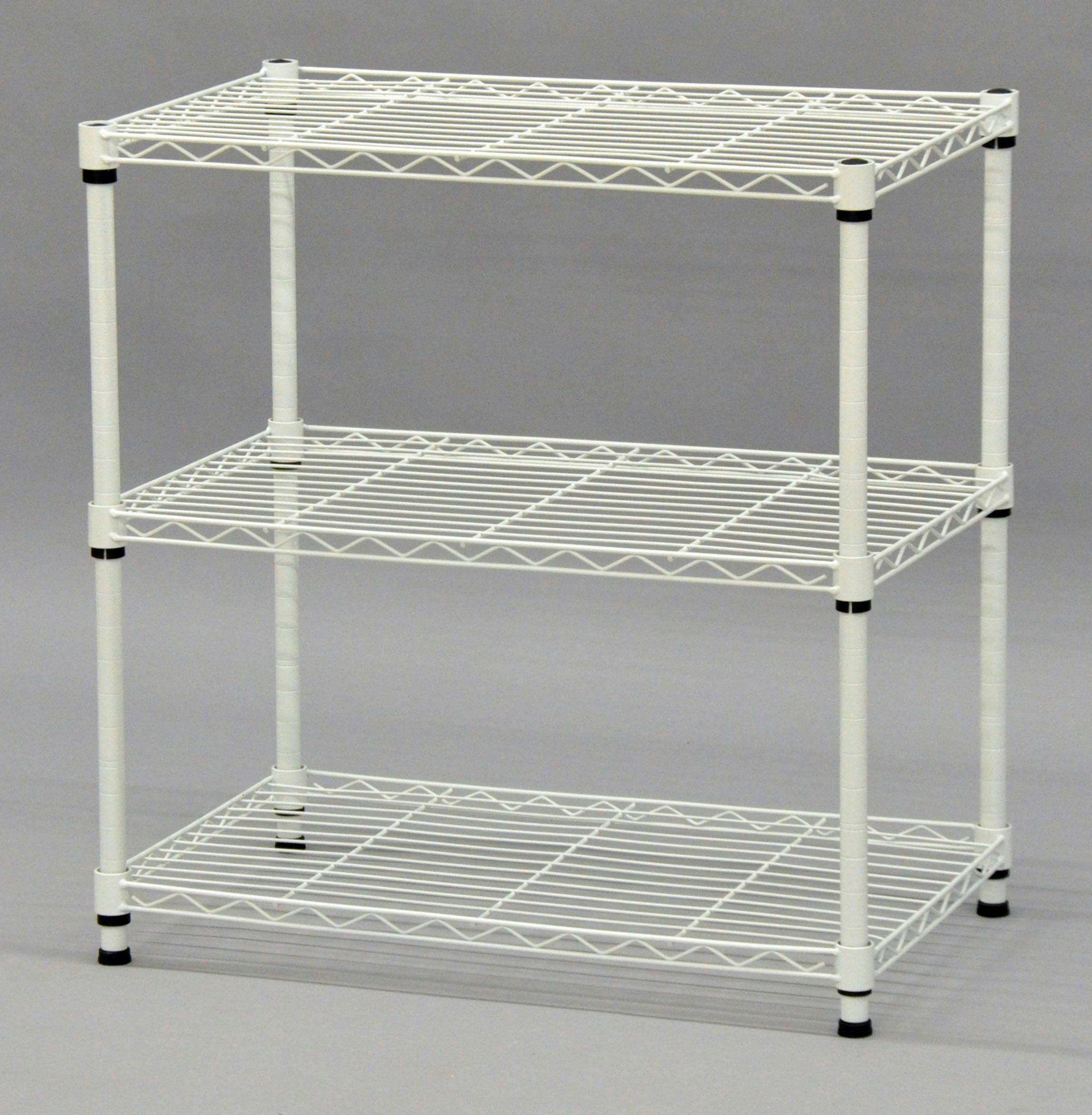 AIS エイアイエス 19φスチールラックセット ホワイト メタルラック