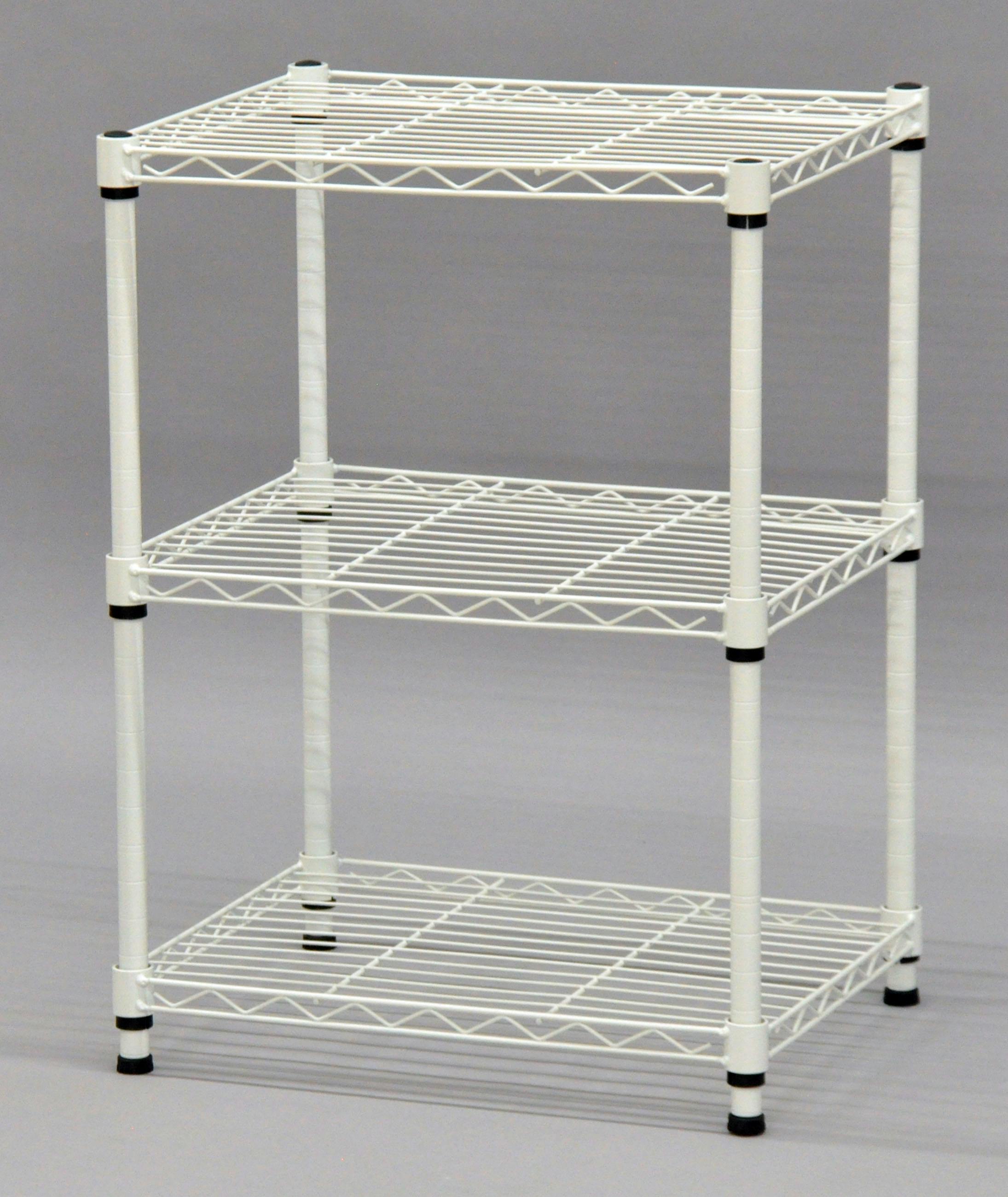 AIS エイアイエス 19φスチールラックセット ホワイト メタルラック