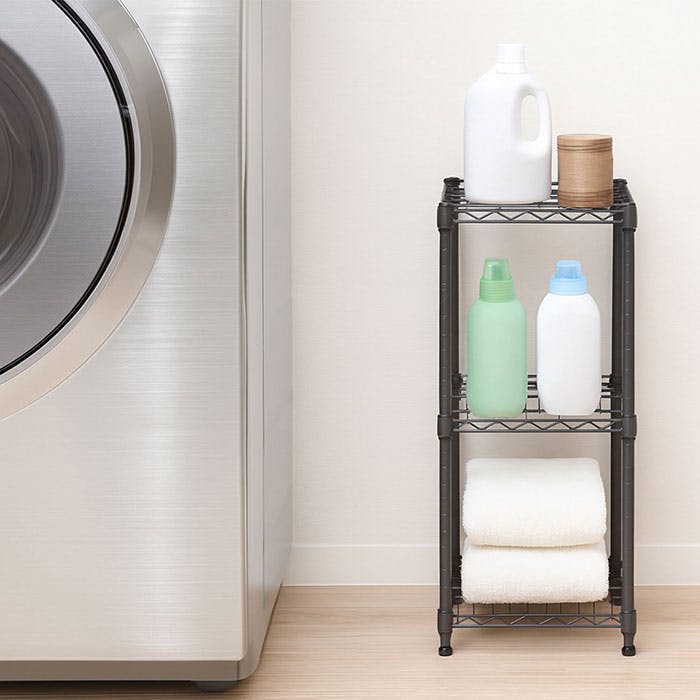 AIS 19φスチールラックセット2個セット6301 ダーク グレー 60×35×74.3