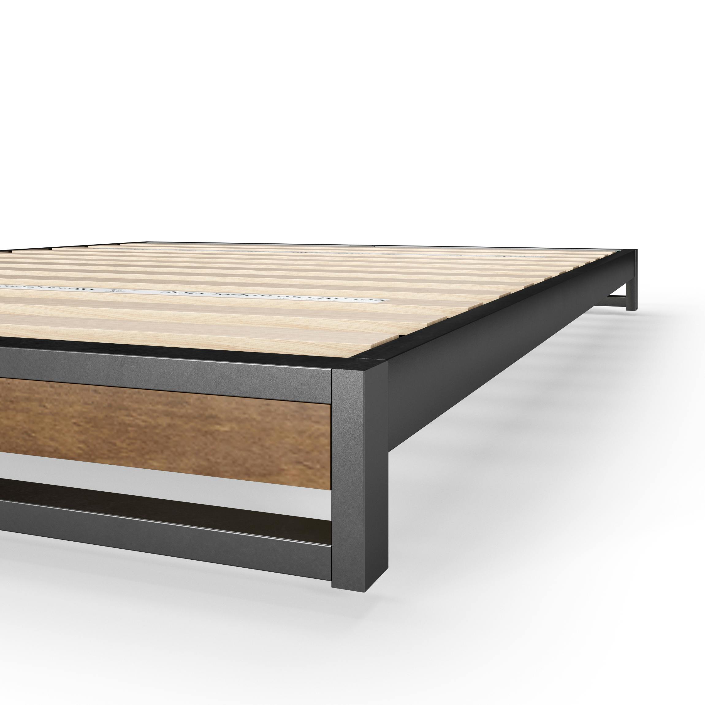 ZINUS(ジヌス) Suzanne すのこ ベッドフレーム ヘッドなし 15cm