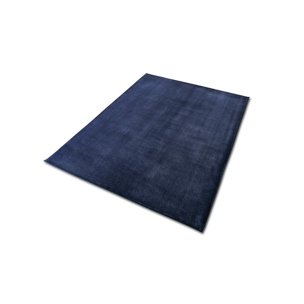 アイリスオーヤマ ラ・クッションラグ ACRB-1818 ブルー マット ラグ