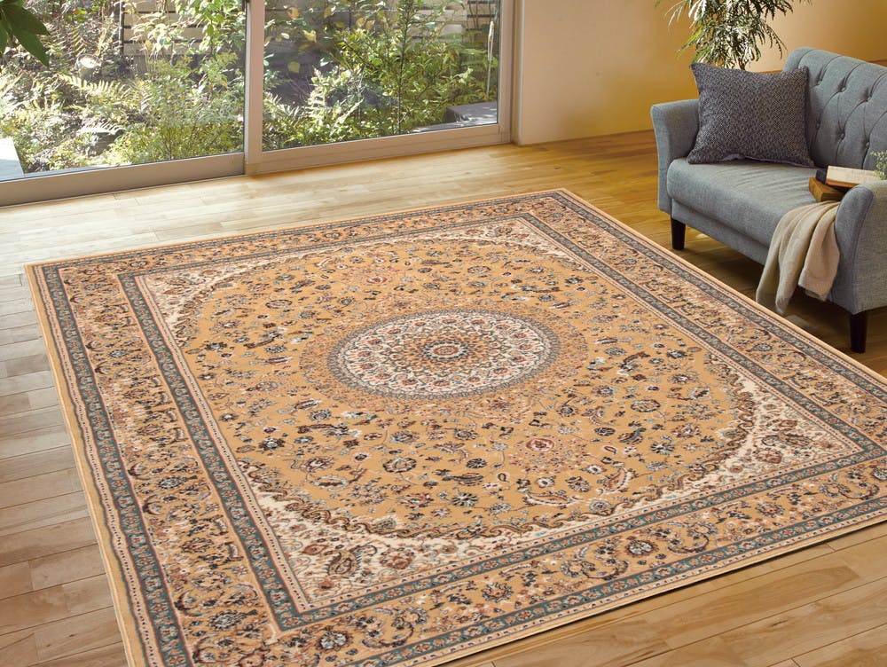 萩原 HAGIHARA トルコ製 ウィルトンラグ ローサマルカンド 160×230