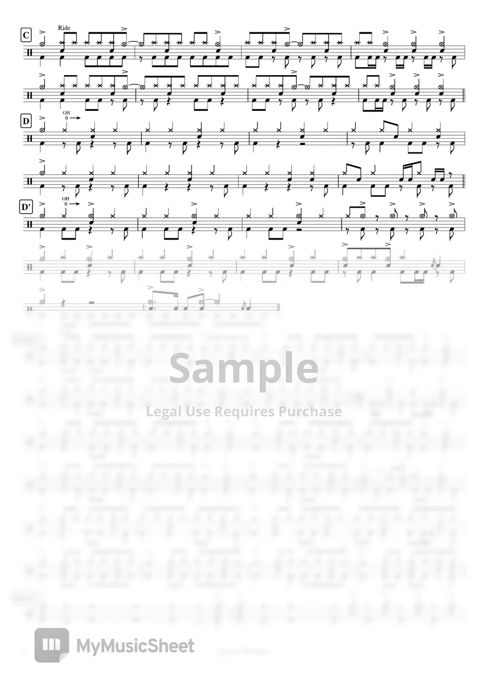 Ozzy Osbourne - Bark At The Moon ドラム楽譜PDF | Cookai's J-pop