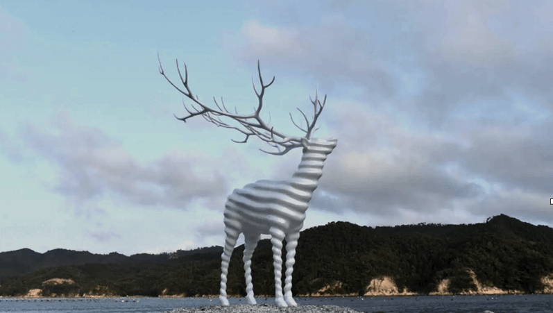 日本を代表する彫刻家の名和晃平氏「White Deer（Oshika）」をNFT販売へ