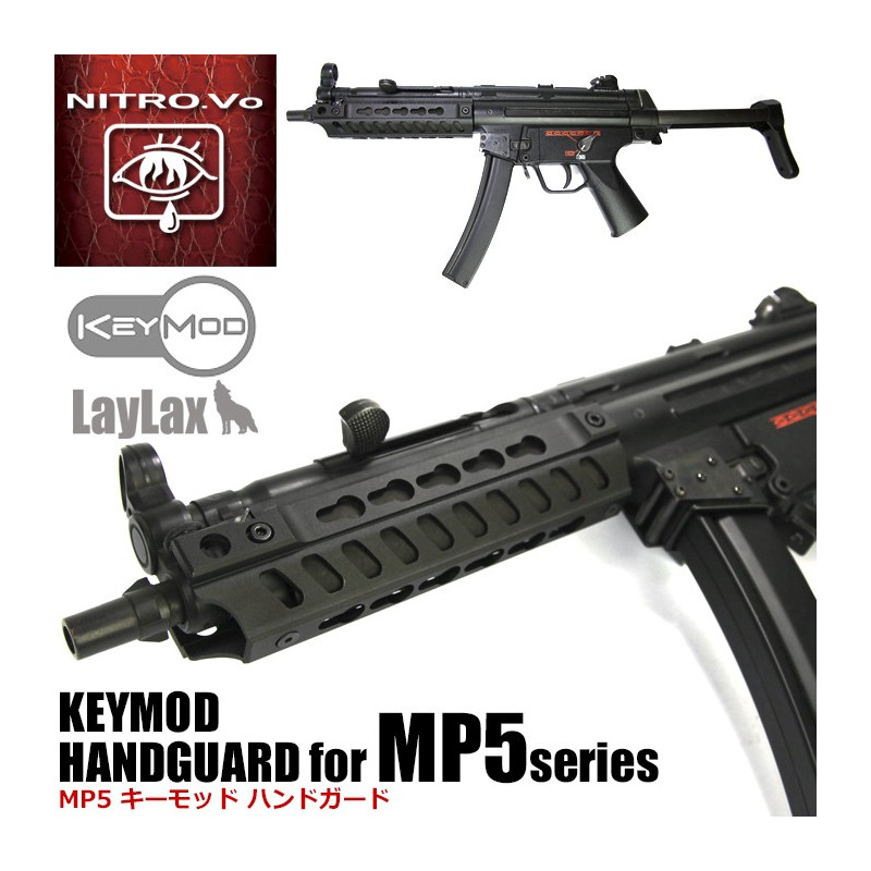 Laylax / Nitro.Vo - Tokyo Marui MP5 Keymod Rail Hand Guard