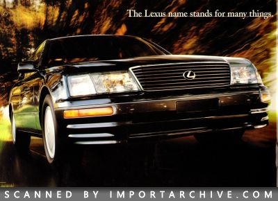 1997 Lexus Full Lineup Brochure - ImportArchive