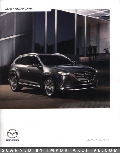 Mazda CX-9 (2016-2023) Paint Colors and Brochures - ImportArchive