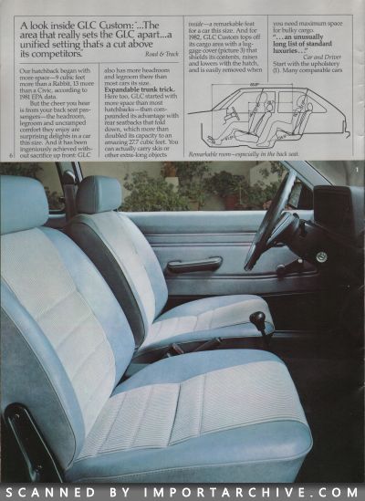 1982 Mazda GLC Brochure - ImportArchive