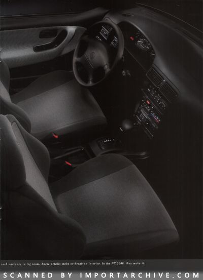 1993 Nissan NX Brochure - ImportArchive