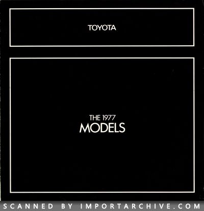 1977 Toyota Full Lineup Brochure - ImportArchive