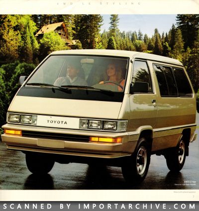 1988 Toyota Van Brochure - ImportArchive