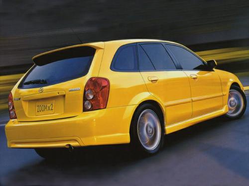 Vivid Yellow Touchup Paint (HZ) for a 2003 Mazda Protege5