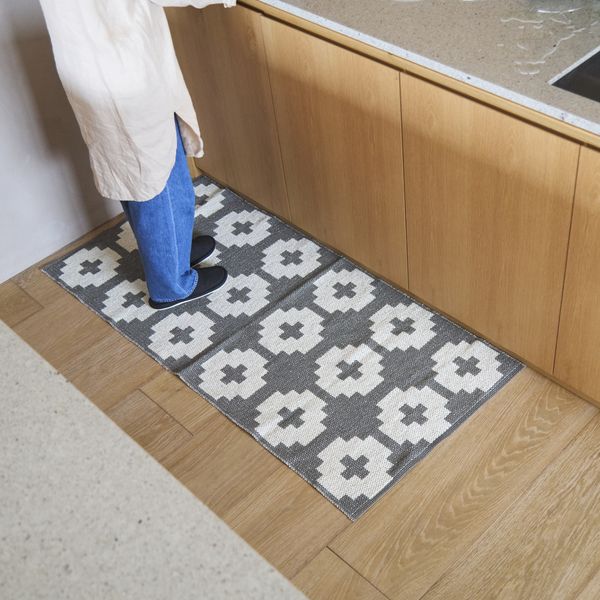 BRITA SWEDEN/プラスチックラグ 70×150cm -水拭きで汚れが落ちる北欧の