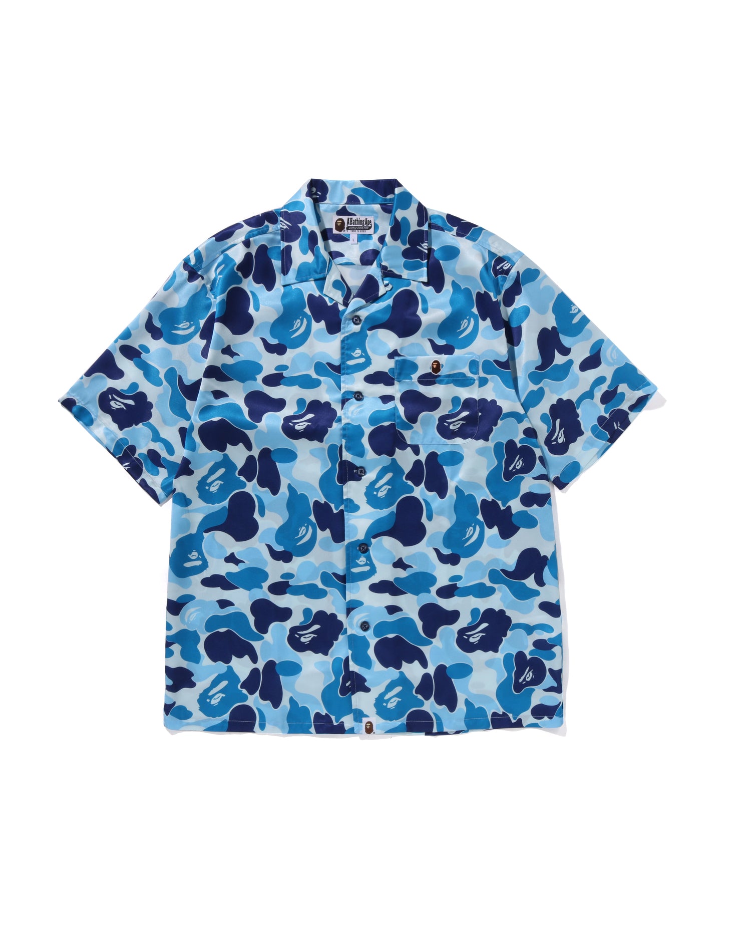 A BATHING APE® Abc Camo Open Collar Ss Shirts | Bape official