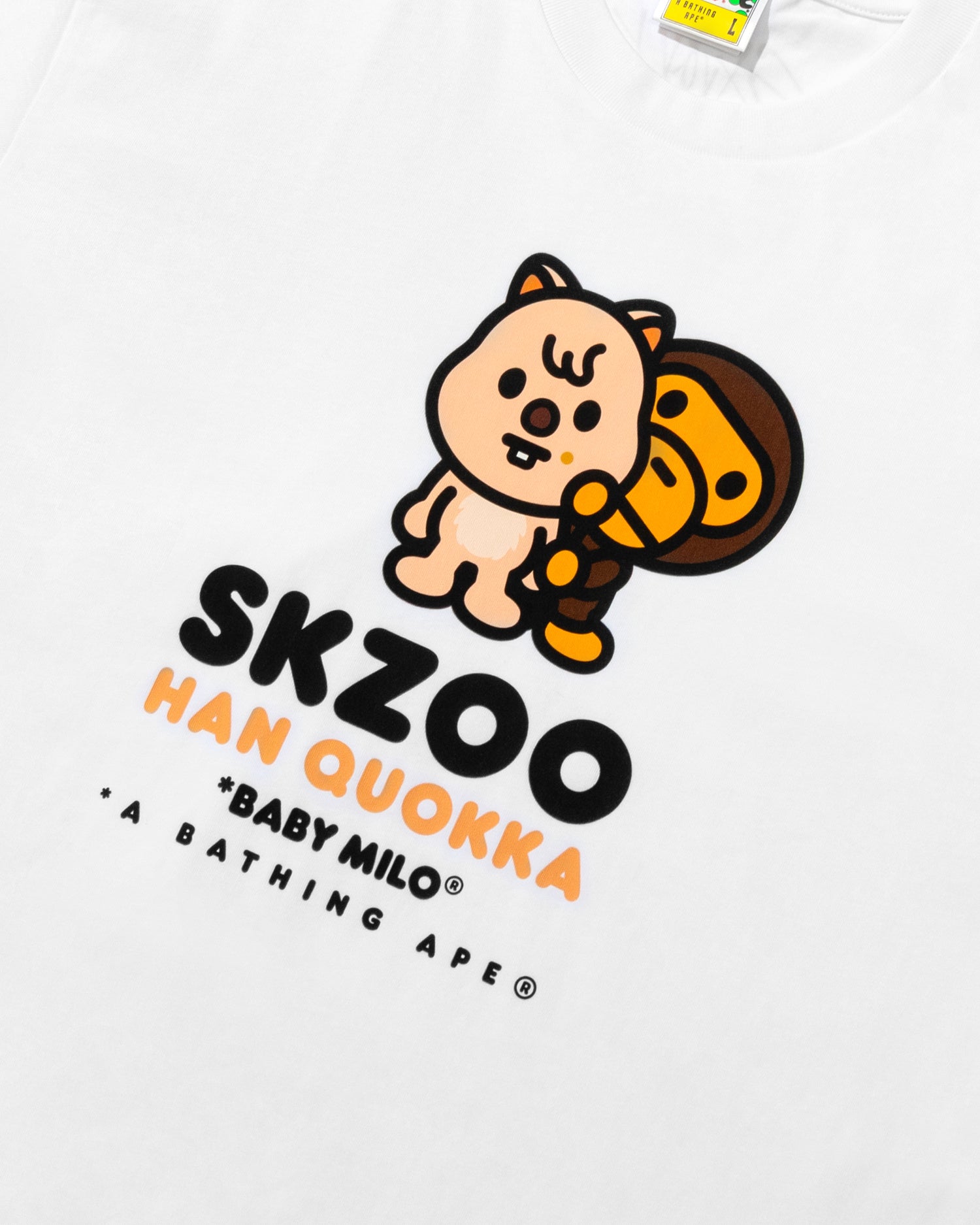 A BATHING APE® BAPE X Straykids Han Quokka Baby Milo Tee | Bape