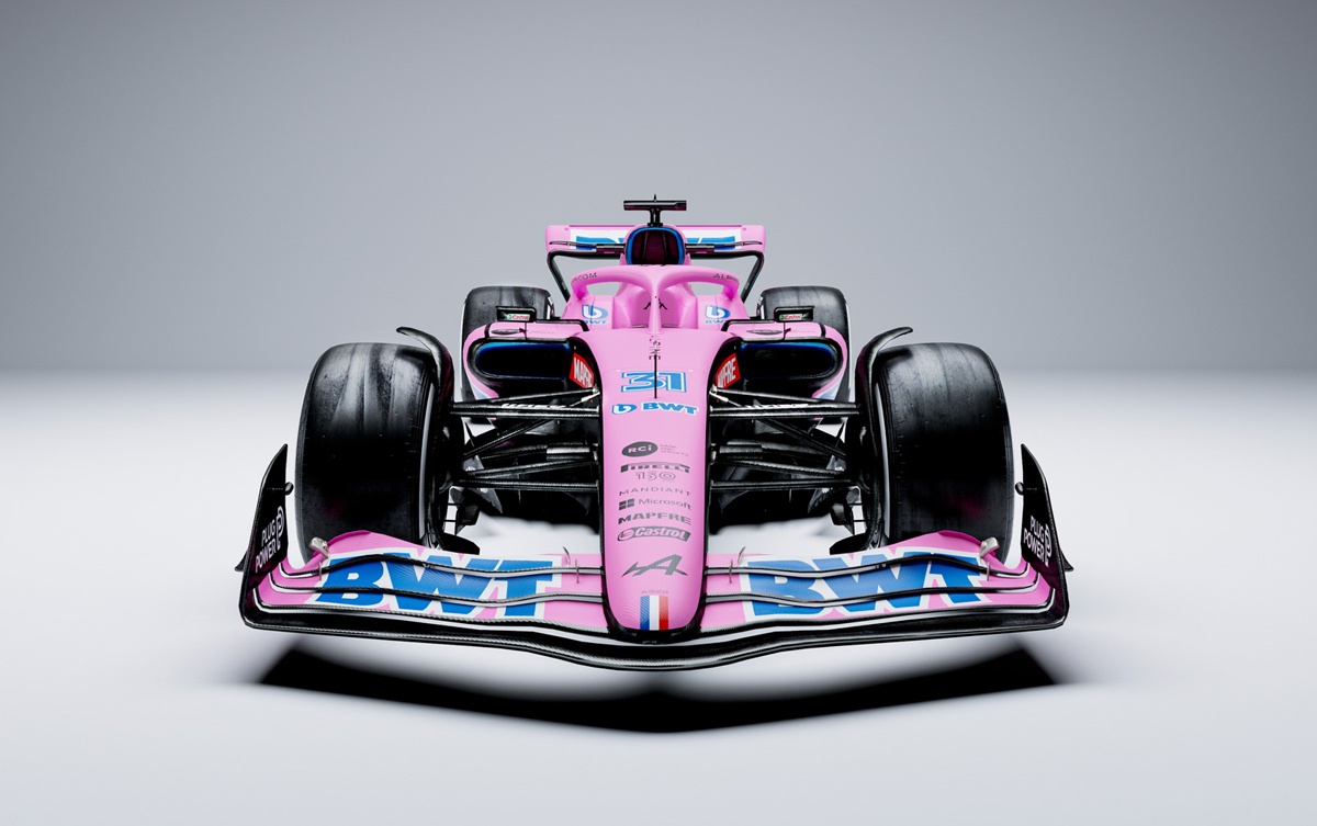 アルピーヌが2022年シーズンのF1マシン「A552」を発表！カラーリングは